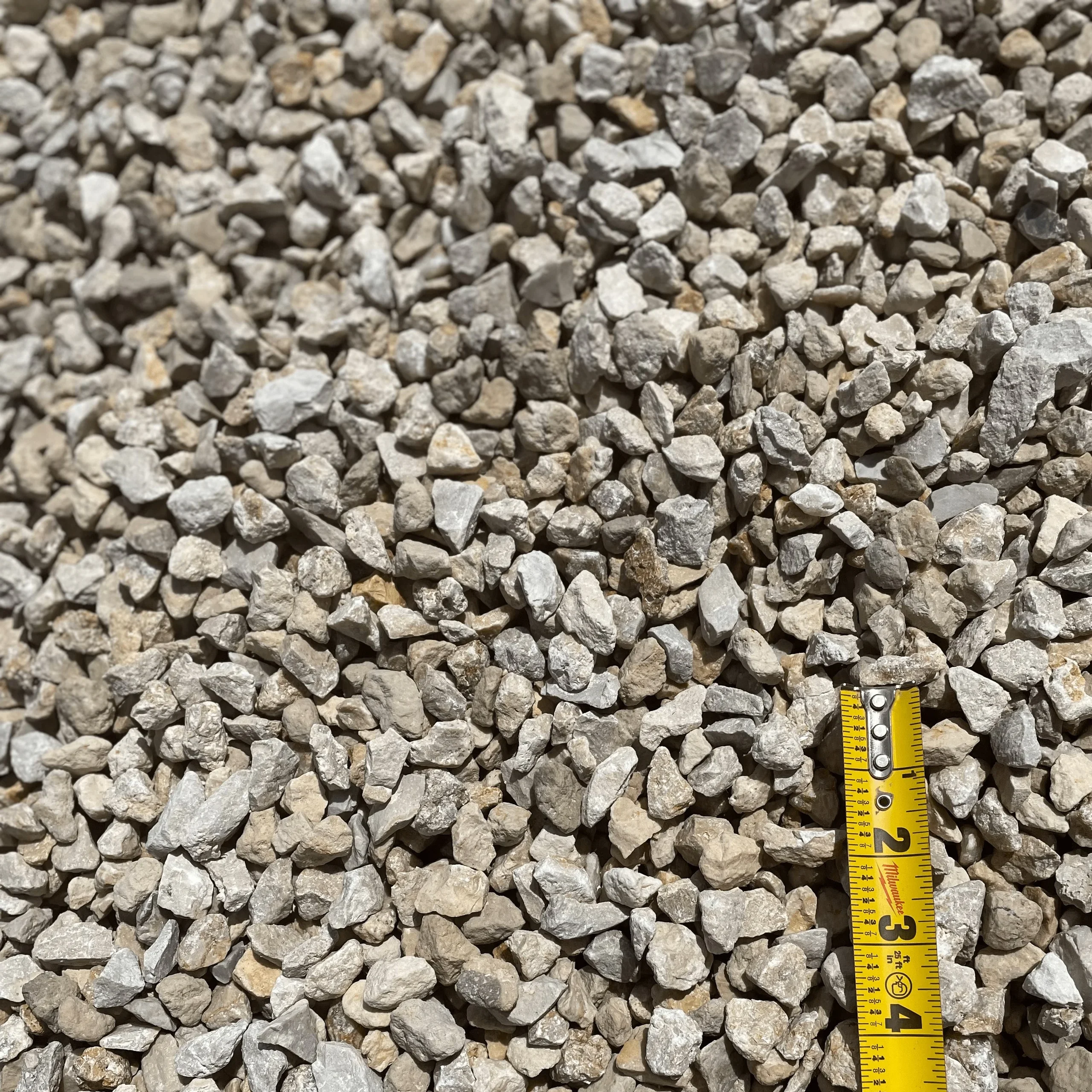 3/4" Crushed Limestone Gravel for Sale and Delivery for Texas